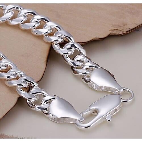 10mm Shrimp Shape Bracelet Free Shipping Link Bracelet&Bangle For Ladies Women Silver Luxury Fashion Jewelry KN-H151