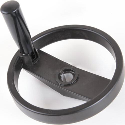 Solid Aluminium Alloy Hand Wheel Foldable Double Spoked handwheel for Milling Machine Lathe CNC 12*100/12*125/16*160/18*200