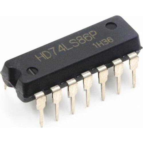 25pcs/lot 74LS86 DIP-14 Logic IC 74 Series New and Original