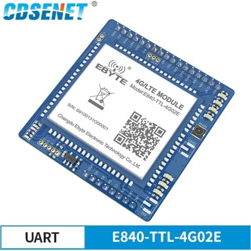 4G LTE Module CDSENET E840-TTL-4G02E UART Network Server GSM M2M Wireless Transceiver TCP/UDP AT Command Watchdog IPX Antenna