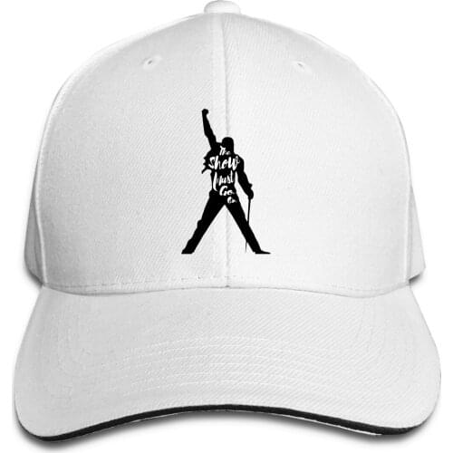Freddie Mercury The Show Must Go On Art Pr Baseball hip hop hat R250 Cute Mens Womens caps