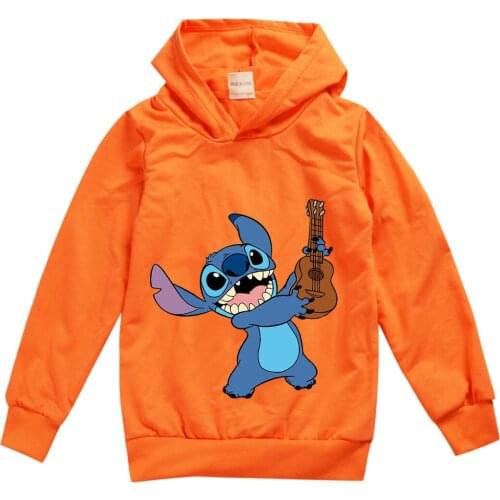 STITCH Spring Autumn Baby Boy Girl Sweater Kids Clothes Sports Suit Children Clothing Kids For Teenagers 3-16Y