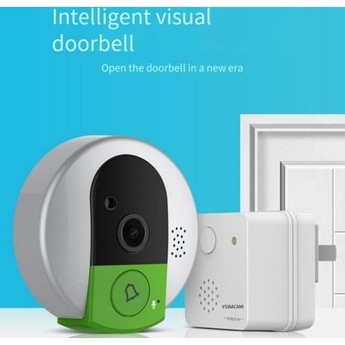New1080P WiFi Doorbell Camera Security Door Bell Camera Outdoor Video Doorbell Smart Wireless Doorbell Night Vision PIR Alarm