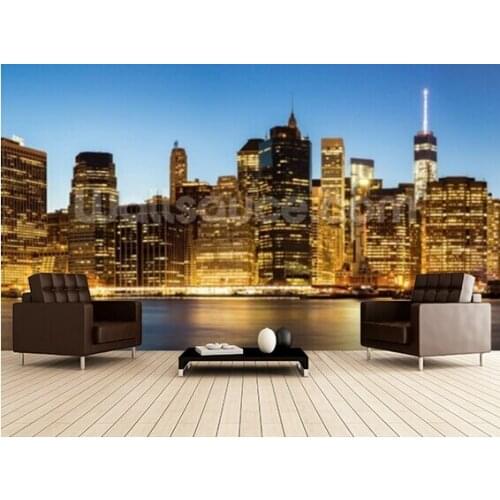 Custom photo wallpaper,Panorama of New York City.Modern 3D wallpaper murals for living room bedroom kitchen wall wallpaper