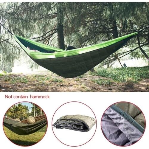 Hammock Backyard Accessories Underquilt Ultralight Winter Outdoor Warm Full Length Hammock for Camping Hiking Hiking Outdoor