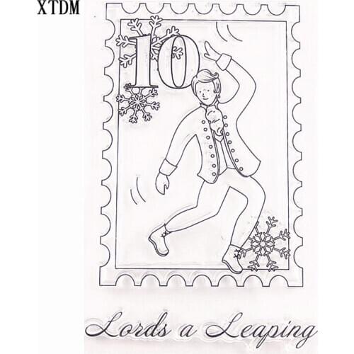 Hot sale little boy Transparent Clear Stamps / Silicone Seals Roller Stamp for DIY scrapbooking photo album/Card Making