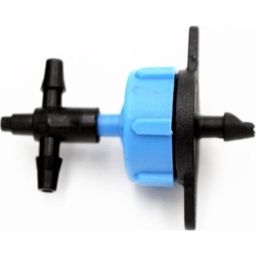 200pcs Pressure Compensating Dripper 1/8inch Barbs Two Branches for 3mm/5mm Tubing Arrow Dripper Drip Irrigation Fittings S103