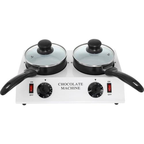 Chocolate Melting Pot Professional Chocolate Butter Tempering Machine with Manual Control Heated Chocolate Double Pot