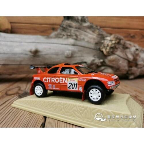1/43 alloy casting car model Citroen ZX 1996 Dakar rally car collection display gift