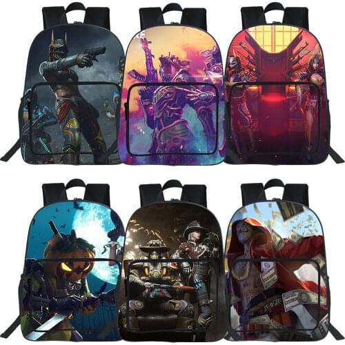 Hot Game Free Fire Backpack Male High School Students Bag Large Capacity Simple Casual Street Fashion Backpack Female Mochila