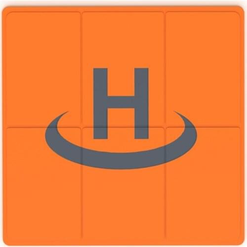 Drone Landing Pad Double-Side Fast-Foldable Helipad Aircraft Accessory Waterproof PU Leather Parking Apron- 50cm/65cm ABCD