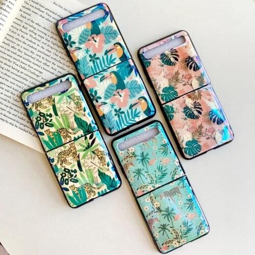 Luxury Vintage Case for Samsung Galaxy Z Flip All-inclusive Shockproof Cover F7000 Soft Silicon Shell for Galaxy Z Flip Case