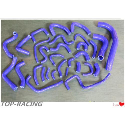 Silicone hose for Nissan Skyline ER34 GT-T RB25DET 1999-2002 Blue