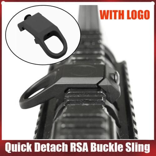 Tactical Quick Detach RSA GBB Buckle Sling Swivel Mount Adapter for 20mm Picatinny Rail Hunting Airsoft Rifle Gun Accesso