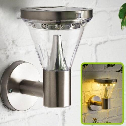 13 LEDs Solar Wall Lamp Body Sensor Solar Light Waterproof Garden Induction Light Solar Powered Spotlight Sunlight Street Light