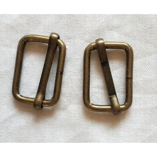 5pcs/lot 20mm Metal Shoes Bags Slider Adjustable Belt Buckles Decoration DIY Accessory Sewing