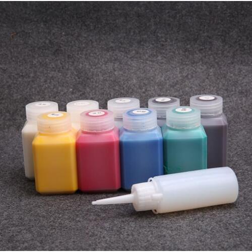 9 colors to choose 60ml leather edge oil leather craft DIY manual leather border sealing tools
