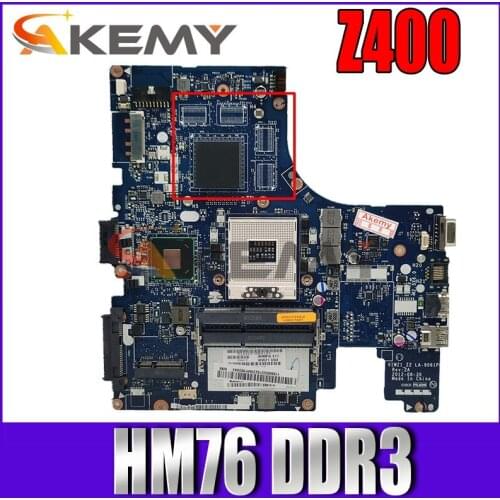 Akemy VIWZ1 Z2 LA-9061P Rev 2A MAIN BOARD For Lenovo Ideapad Z400 Laptop Motherboard FRU 04W4140 HM76 DDR3