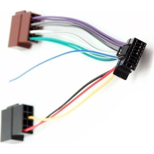 Car Radio Stereo 16 pin Iso Wiring Harness FOR Sony MEX-N4050BT MEX-N5050BT WX-GT90BT WX-GT80UI MEX-BT3150U CDX 1000 CDX-G1000U