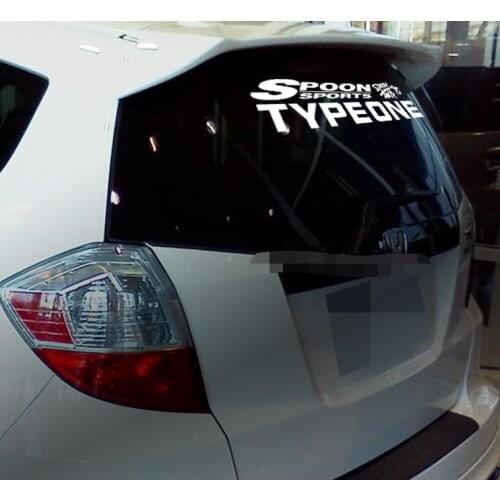 Car Styling Vinyl Tape Decal Automobile Body Window Rear Windshield Sticker for Spoon Sports TYPE ONE 95 JDM