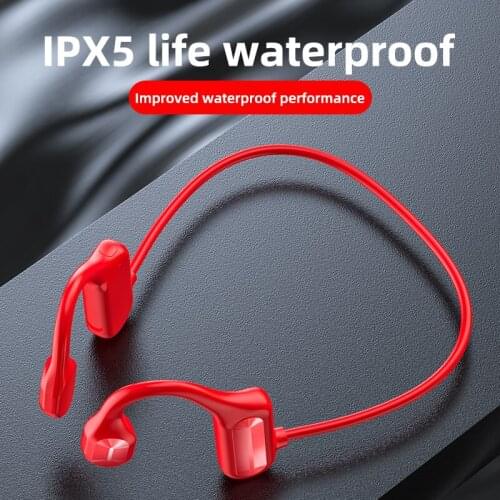 For Xiaomi Huawei Apple Wireless Earphone Bone Conduction Bluetooth-Compatible Stereo Waterproof Earphone Audio Mp3 With Mic