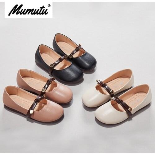 Odorless soft standard size children like girls breathable anti-wear casual light buckle Girls summer flat shoes MM1925