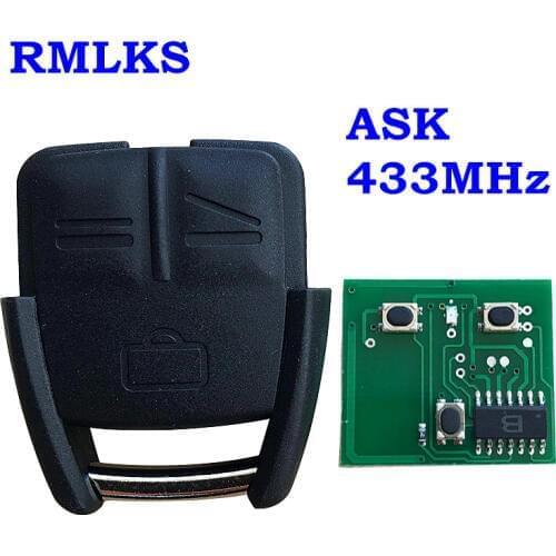 Remote Control key Fob 3 BUTTON FOB CASE SHELL FOR VAUXHALL FOR OPEL Astra j g h Vectra Zafira 433MHz auto car key
