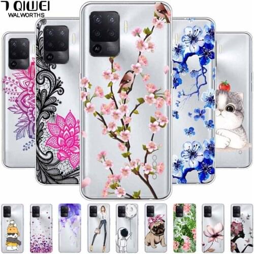 For Oppo Reno5 Lite Case Transparent Soft TPU Phone cover for Oppo Reno 5 Lite Case Silicone Clear Reno5Lite 6.43'' Funda 5Lite