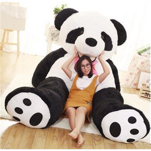 Fancytrader Giant America Plush Bear Stuffed Soft Big Huge Panda Bear Toy 3 Sizes Best Birthday Christmas Gifts