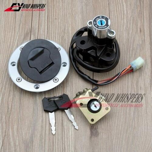 Lock set Ignition Switch Fuel Gas Cap seat lock 2 Keys For Suzuki TL1000R TL1000S GSX600 GSX750 GSX1200 GSXR600 GSX600R GSXR750