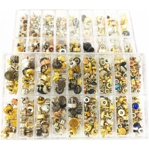 Wholesale New 1 Set Good Quality Watch Crown Watch Head Watch Parts For Wrist Watch Parts