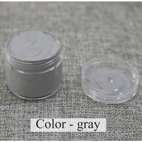 Leather Paint Shoe Cream Coloring in Bag Sofa Car Seat Scratch 30ml Gray Color Leather Dye Repair Restoration Color Change Paint