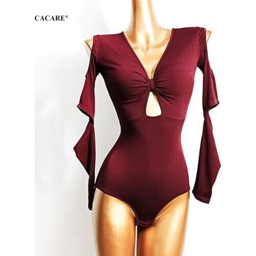 Leotard Women Bodysuit for Ballroom Dance Competition Dresses Waltz Latin Tango Dresses Standard Flamenco Costume Body D0762