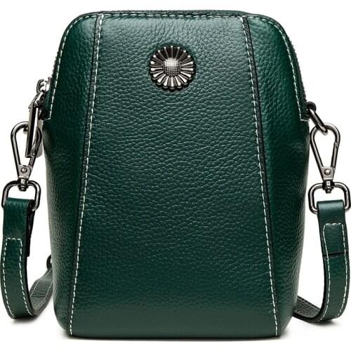 Genuine Leather Small Ladies new Crossbody Bags Female Casual Shoulder Messenger Bags For Women Luxury Handbag Fashion Purse Bag