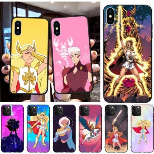 CUTEWANAN She Ra And The Princesses Of Power Soft Phone Cover Capa for iPhone 11 pro XS MAX 8 7 6 6S Plus X 5S SE 2020 XR case
