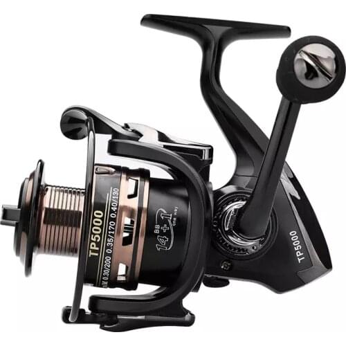 New TP fishing reel one-way bearing 5.5:1 without gap brake instantaneous brake 14+1BB Spinning Reel Fake Lure