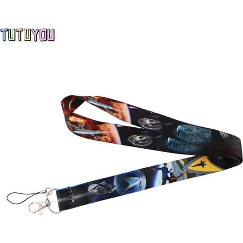 PC3202 Sci-fi Movies Figure Spacecraft DIY Lanyards ID Badge Holder ID Card Pass Mobile Phone Straps Badge Key Holder Keychain