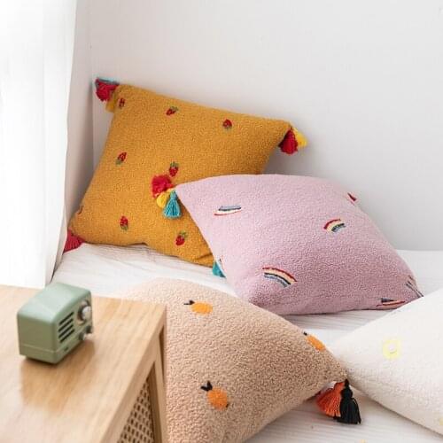 Cushion подушка INS Wind Autumn And Winter Day Hold Pillow Sofa Sitting Room Bedroom Bed Bay Pillows Cover Window Decorative