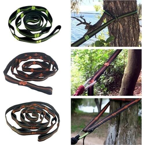 New Tree Hanging Hammock Straps Climbing Rope Durable Nylon 1000D Hanging Hammock Belt For Camping Traveling Portable