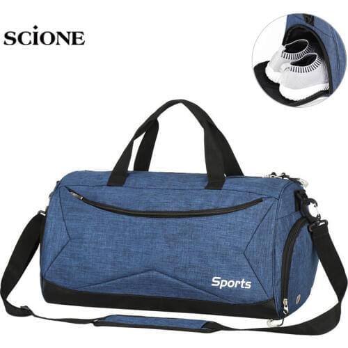 Dry wet Swimming Gym Bags Sac De Sport Handbags Gymtas Yoga Mat Bag for Men fitness Training Sports Tas Travel Outdoor XA617WA