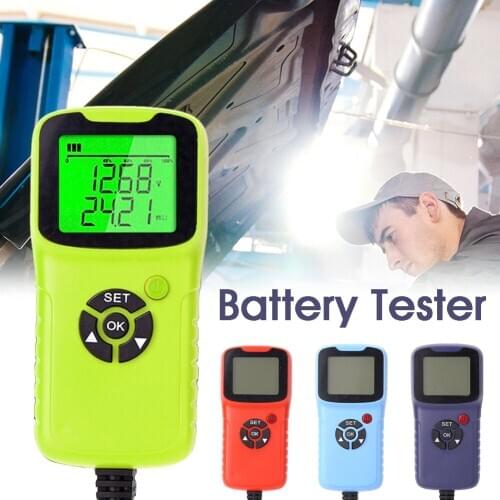 12V Car Battery Tester Analyzer 100-1700 CCA Auto Battery Load Tester Analyzer