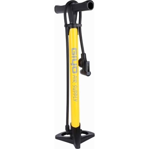 GY-37 Inflator Smart Mouth Imported High Pressure With Barometer Inflatable Floor Pump
