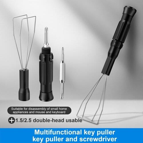 Universal 3 Types Useful Mechanical Keyboard Keycap Puller for Keyboards Key Cap Remover Key Fixing Tool Accessories