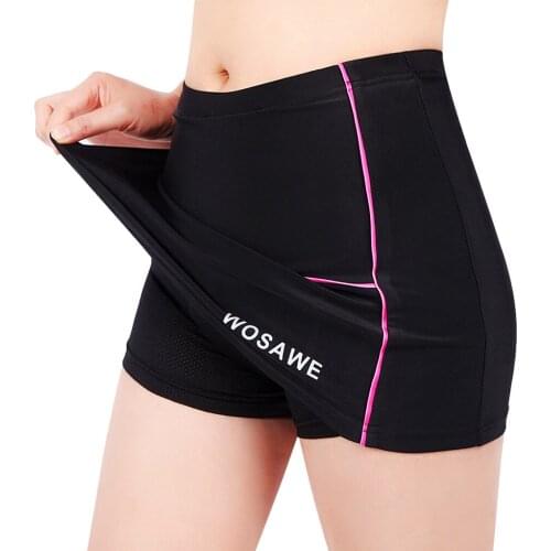 Women Cycling Shorts Skirt Bike Fitness Sports Short Pants Quick Drying 4D Gel Padded Underwear