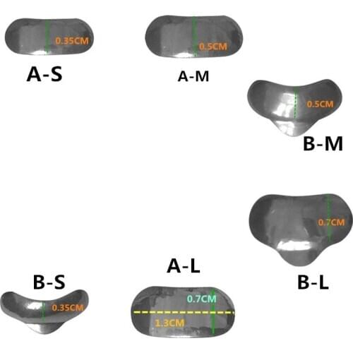 100 pcs Dentistry No.1.398 Dental matrix Sectional Contoured Matrices S/M/L Matrix Bands Tofflemire Stuck dental lab material