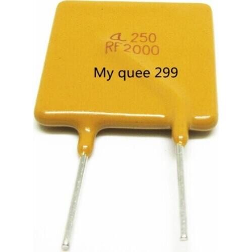 5PCS/lot Self recovery fuse TRF250-2000 250V 2A RF2000 PTCC