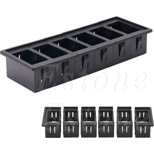 6 Rocker Switch Clip Panel Assembly Patrol Holder Housing For ARB Carling Style