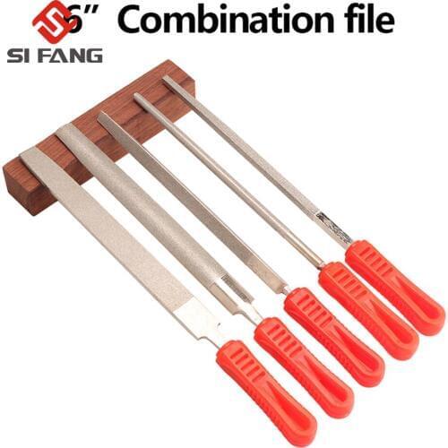 6" Diamond Needle File Rasp Lapidary Ceramic Wood Sharpening Hand Tool