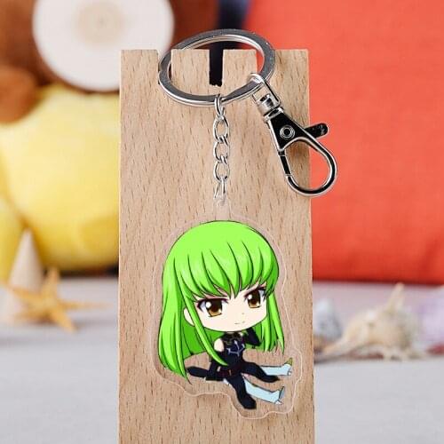 Anime CODE GEASS Lelouch of the Rebellion acrylic key chain Keyrings