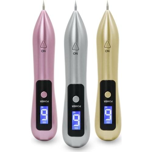 Free shipping 9 speed modes Mole Sweep Spot skin tag remover Eye Lift acne remover mini plasma pen